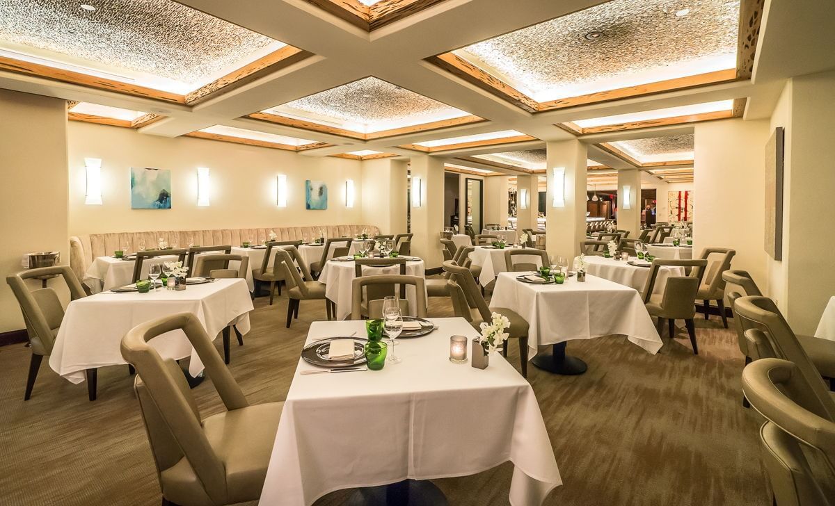 Dining area in Café Boulud at Brazilian Court  