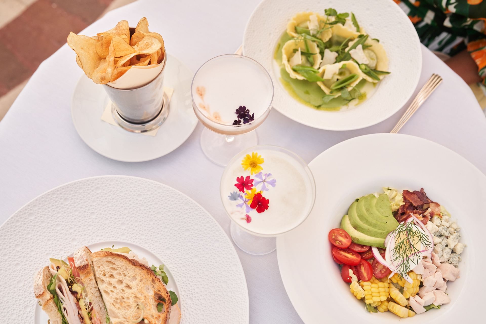 Healthy breakfast served in Café Boulud at Brazilian Court 