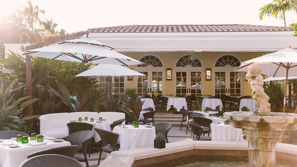Cafe Boulud Fountain and Terrace